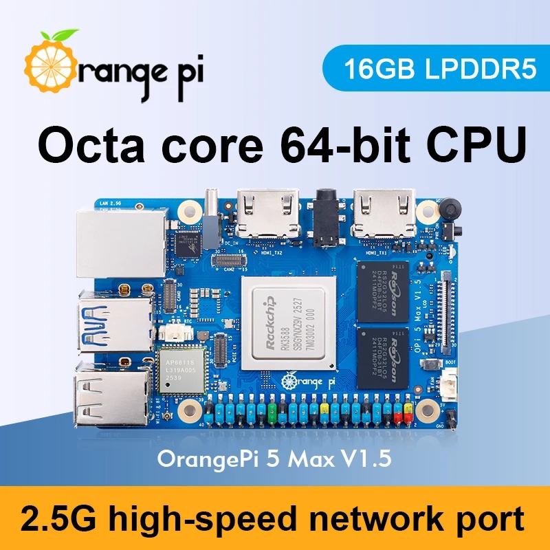 RoRuS Orange Pi 5 Max 16 ГБ V1 – обзор и цена Rk3588 Mini Pc Board