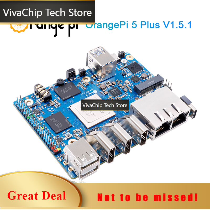 VivaCT Orange Pi5 Plus 16 ГБ О – обзор и цена Rk3588 Mini Pc Board